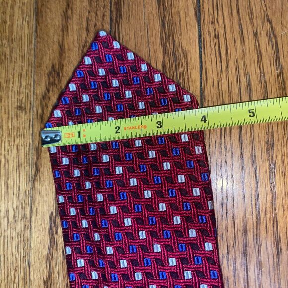 EMILIO ROMANO MEN'S TIE 100% SILK MADE IN ITALY 59” Length 4” Width - Picture 6 of 7